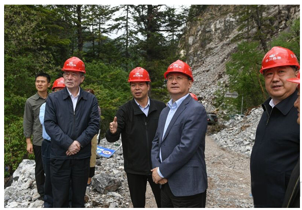 四川省委副書記、省長尹力一行赴 九寨溝景區(qū)恢復(fù)重建項(xiàng)目調(diào)研